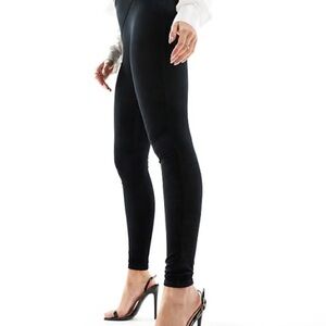 SPANX Black Velvet Leggings